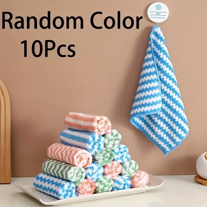 Solid Color Dish Towels, Soft Textured Dish Drying Mats, Striped Microfiber  Contemporary Hypoallergenic Cleaning Pad, Reusable And Washable Dish Cloths,  Super Soft Deep Absorbent Quick-drying Dish Towel, Cleaning Supplies - Temu