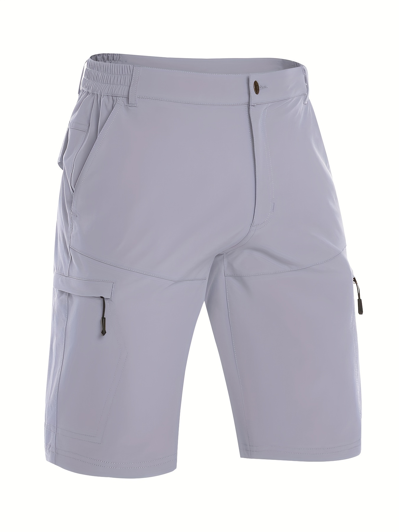 mens stylish multi pocket golf shorts perfect for outdoor adventures