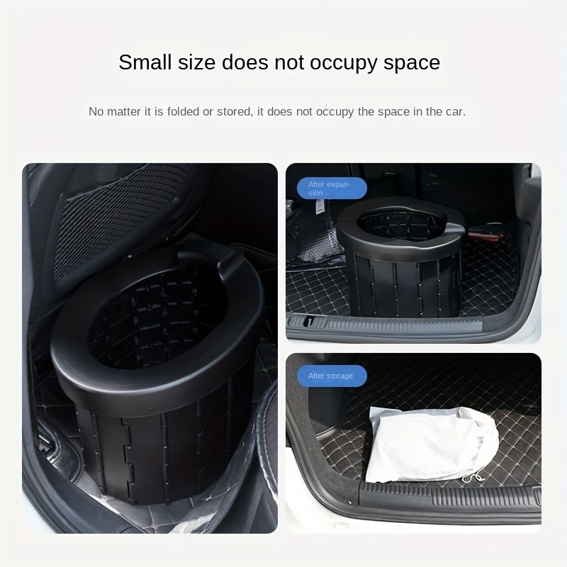 WC portátil, inodoro plegable para acampar en coche, orinal