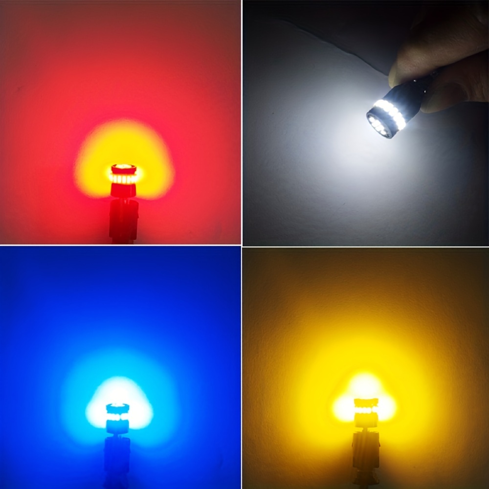 Signal Lamp - NAO T10 W5W LED 5W5 DRL Light Auto 3030 194 168 Clearance  Plate Lamp Orange 450LM Xenon Blue Amber Red Car Acessories (Orange) : Buy  Online at Best Price