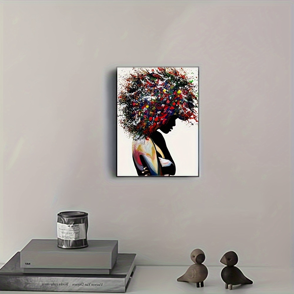 Peinture sur toile Affiche de santé mentale de fille noire Mentale soyez  gentil avec votre esprit Femme africaine positive Impressions d'art vintage  50x70cm (20x28in) Sans cadre : : Autres