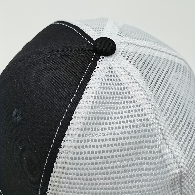 High DAD Mesh Hat Unisex Summer Print Baseball Cap Outdoor Breathable