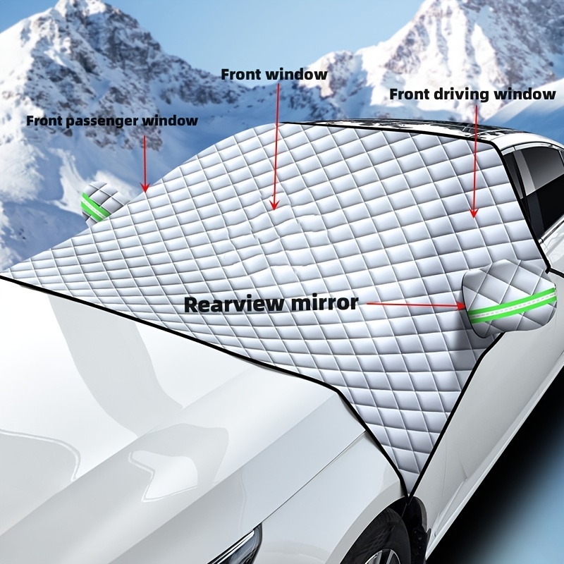 7-Layer Thicken Car Windshield Snow Cover Sunshade Cover Large Car