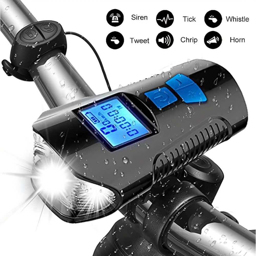 Misuratore cablato tachimetro per Computer da bicicletta impermeabile contachilometri  per bici Display della temperatura supporto per