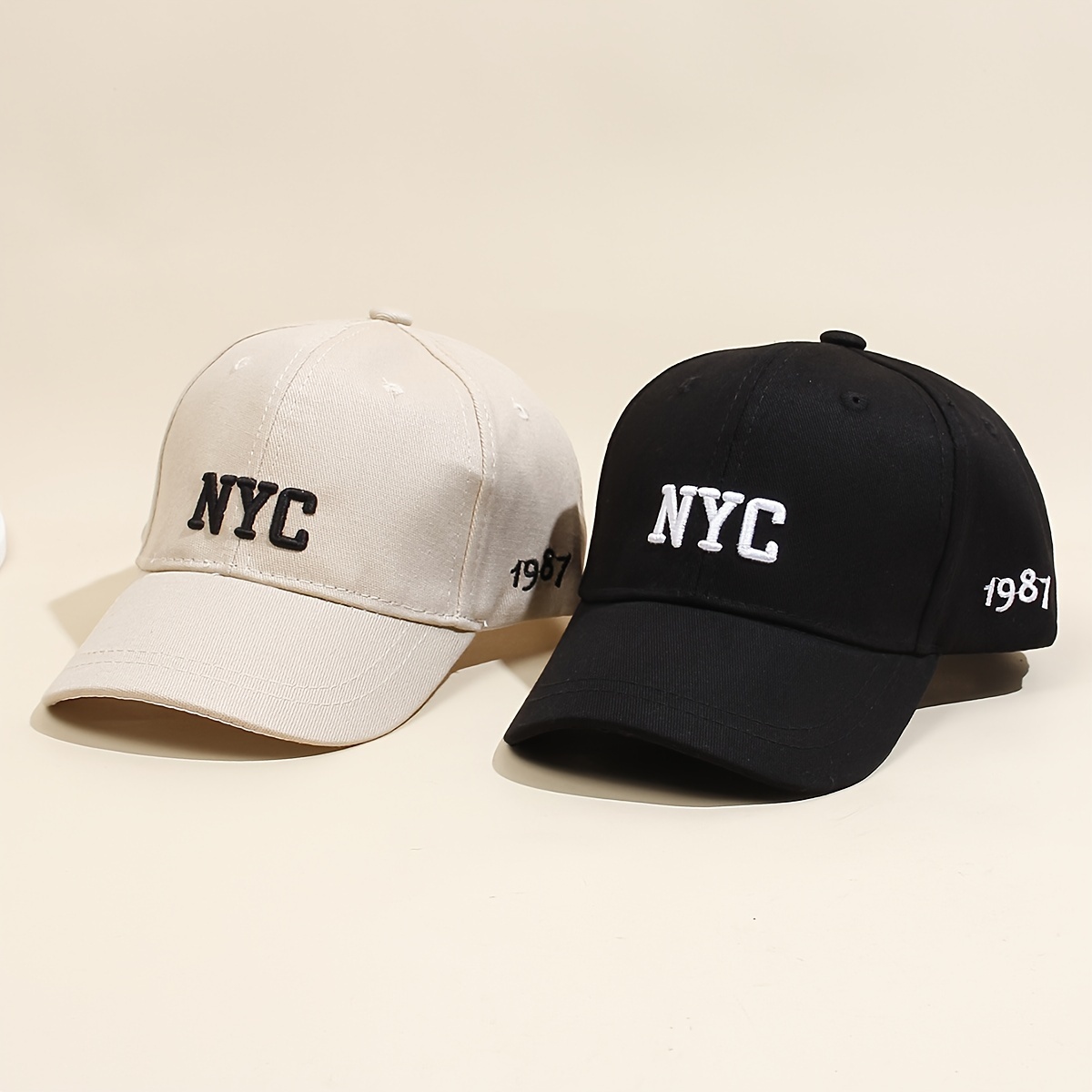 

1pc Children's Nyc Number Embroidery Baseball Cap, Suitable For Daily Outings, For 6-8 Years Old