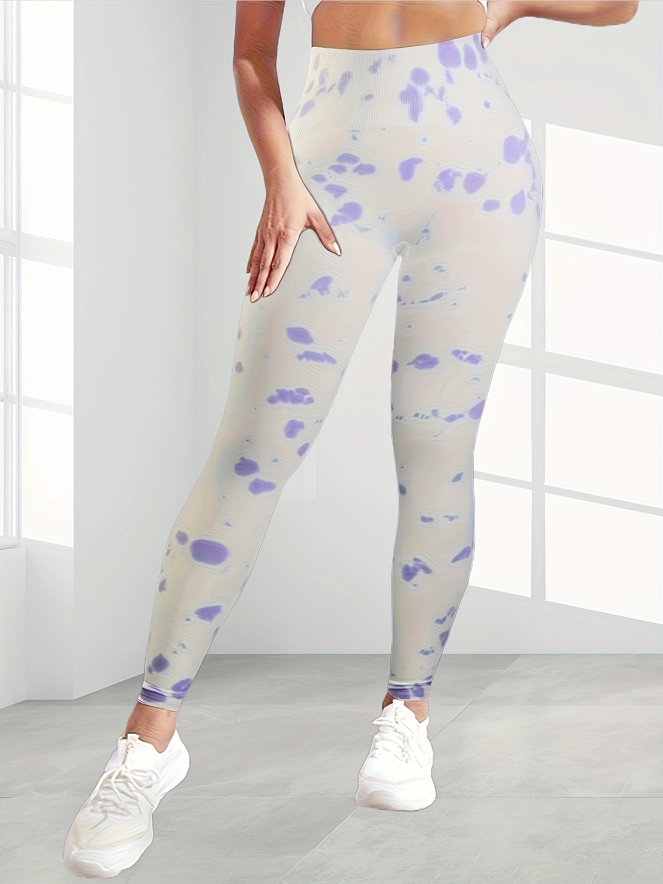 Tie Dye Hollow Out Woman's Sports Leggings – Sprint Stable Athleisure