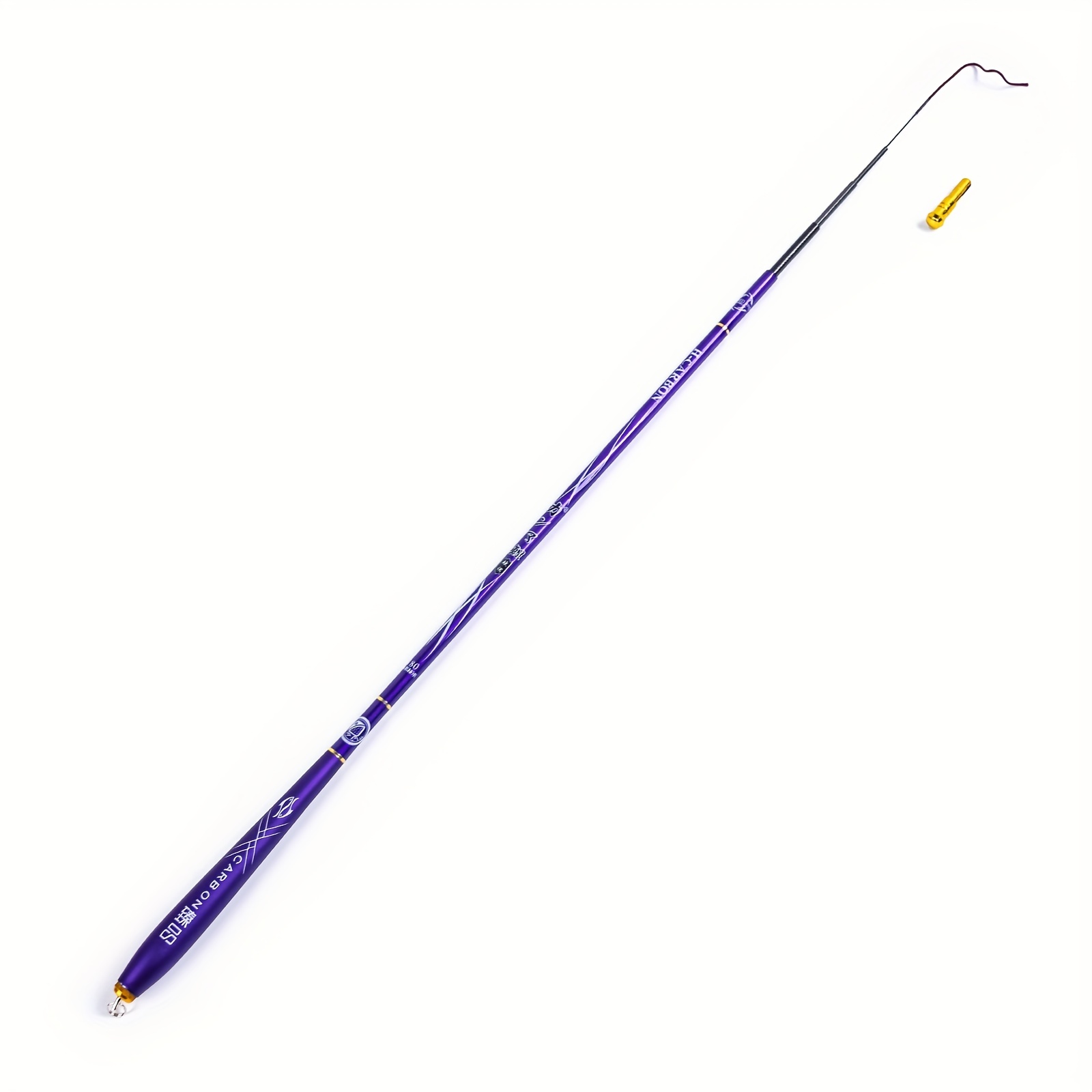 Mini Portable Fishing Rod Carbon Fishing Rod Purple Fishing - Temu