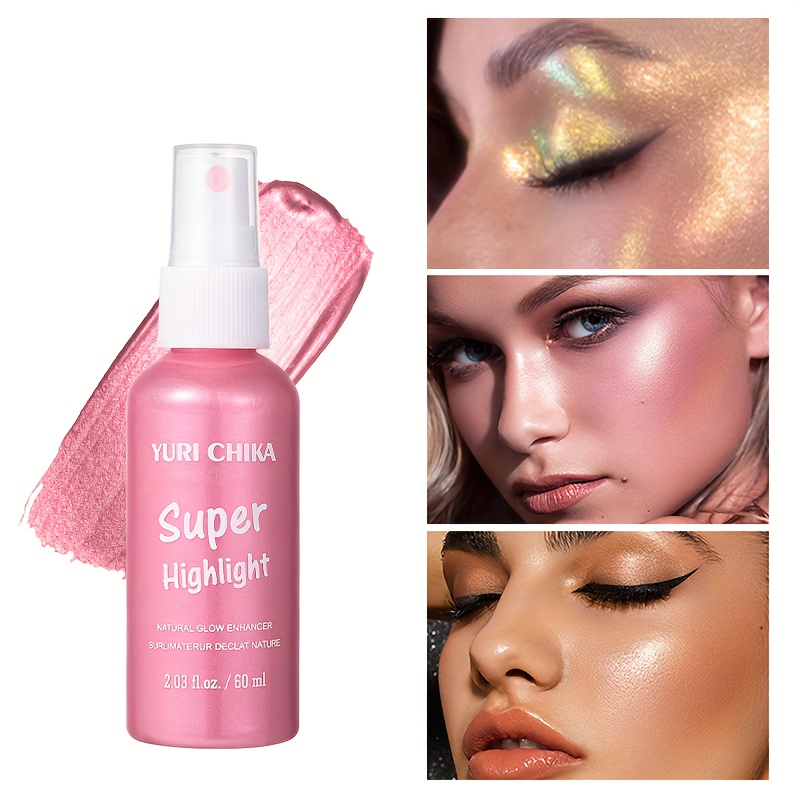 5 Colors Body Highlighter Spray Fine Glitter Color Quicksand - Temu