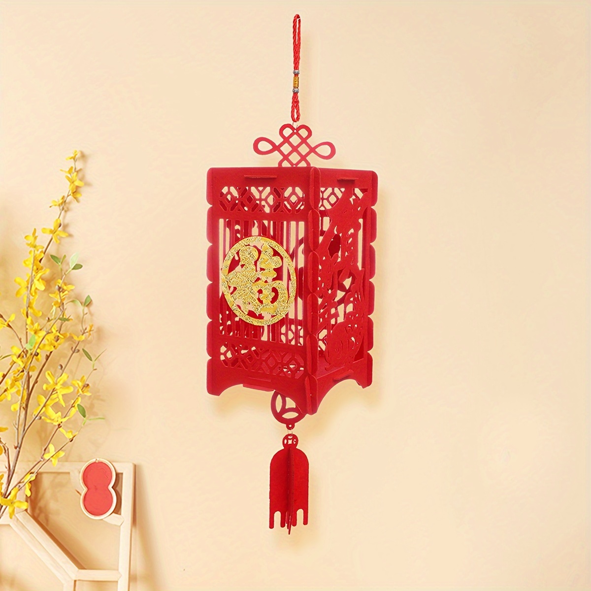 Chinese New Year Decorations 2024 Red China Hanging Pendant Symbol