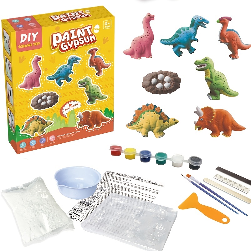 Christmas Painting Kit For Boys Girls Diy Plaster Painting - Temu