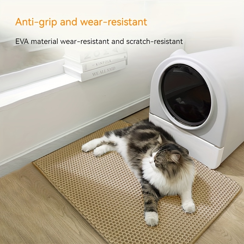 Cat Litter Mat Double layer Eva Material Cat Litter Traping - Temu