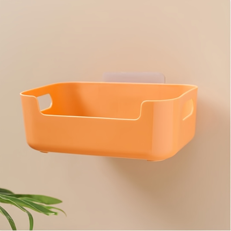 Wall Mounted Storage Box With Clear Drawer, Double Sided Punch