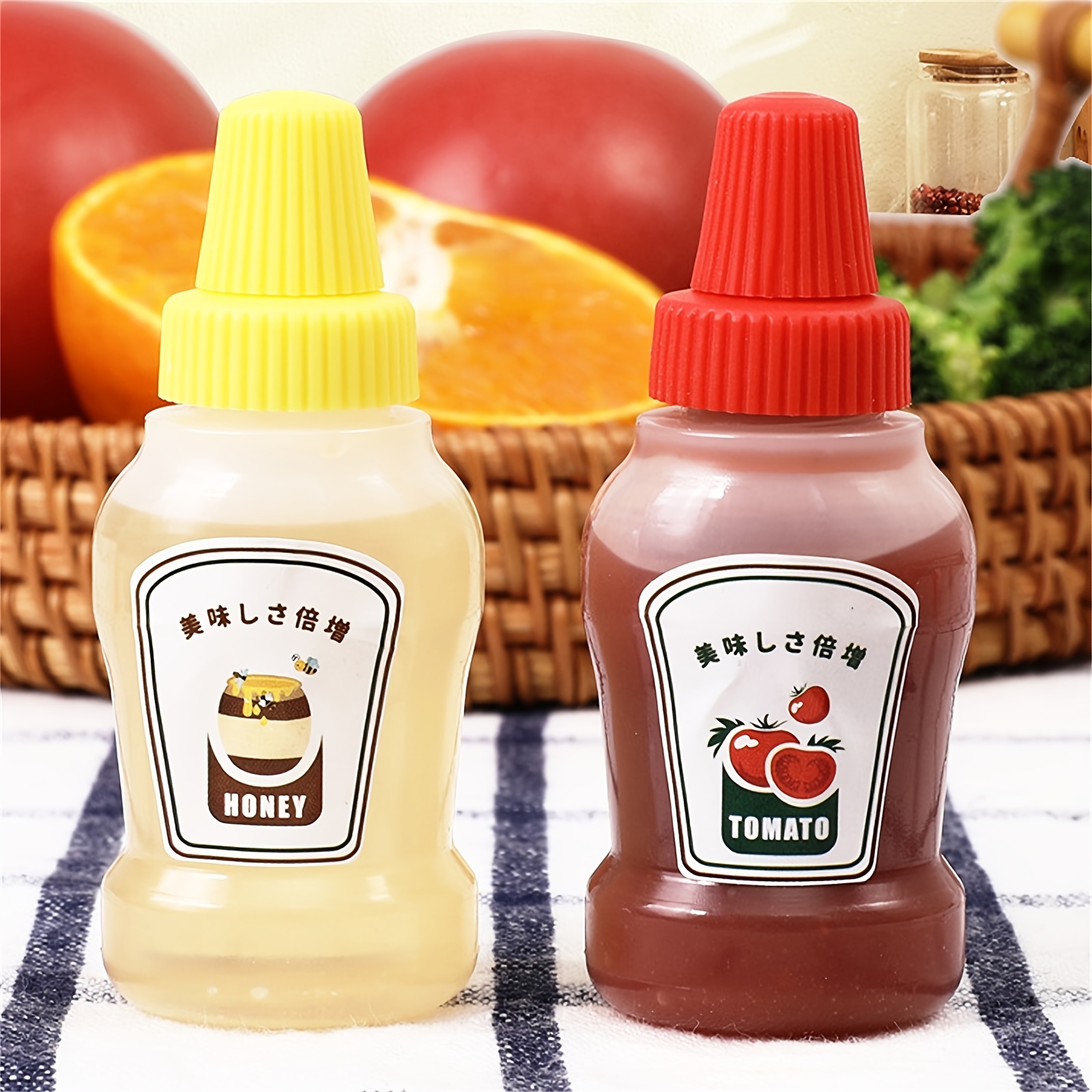 Mini Tomato Sauce Bottles Condiment Squeeze Bottles Plastic - Temu