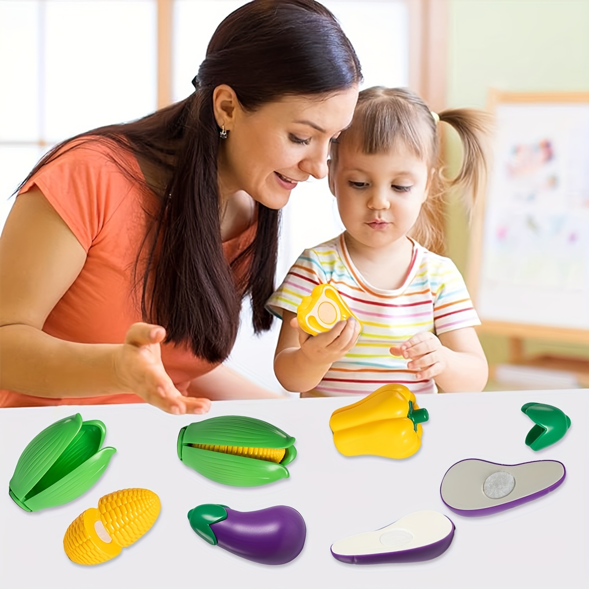 Niños Fingen Juguetes Comida Corte Accesorios Frutas Verduras Regalos -  Juguetes - Temu Chile