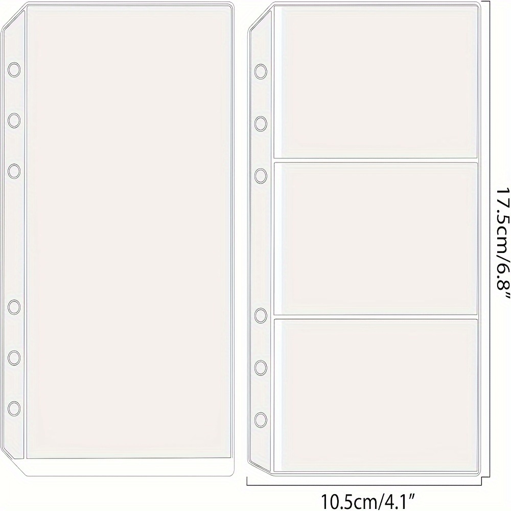 50 Fogli A5/a6 Inserti Ricariche A Righe Perforate A 6 Fori - Temu Italy