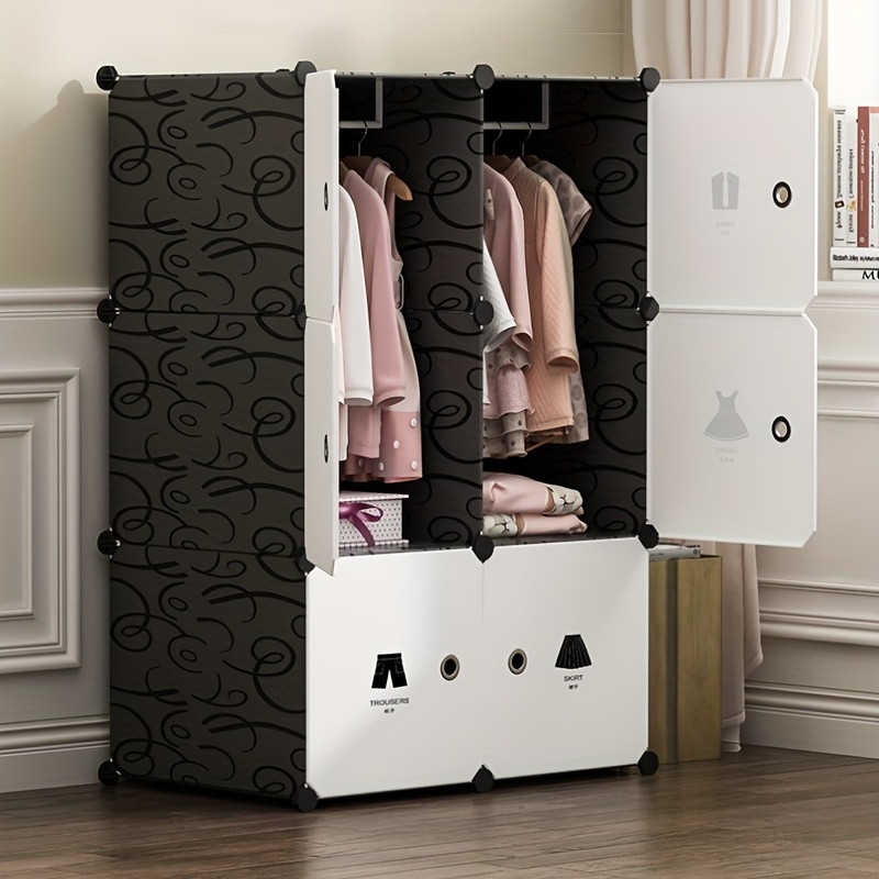 Mobile Wardrobe Storage Cabinet