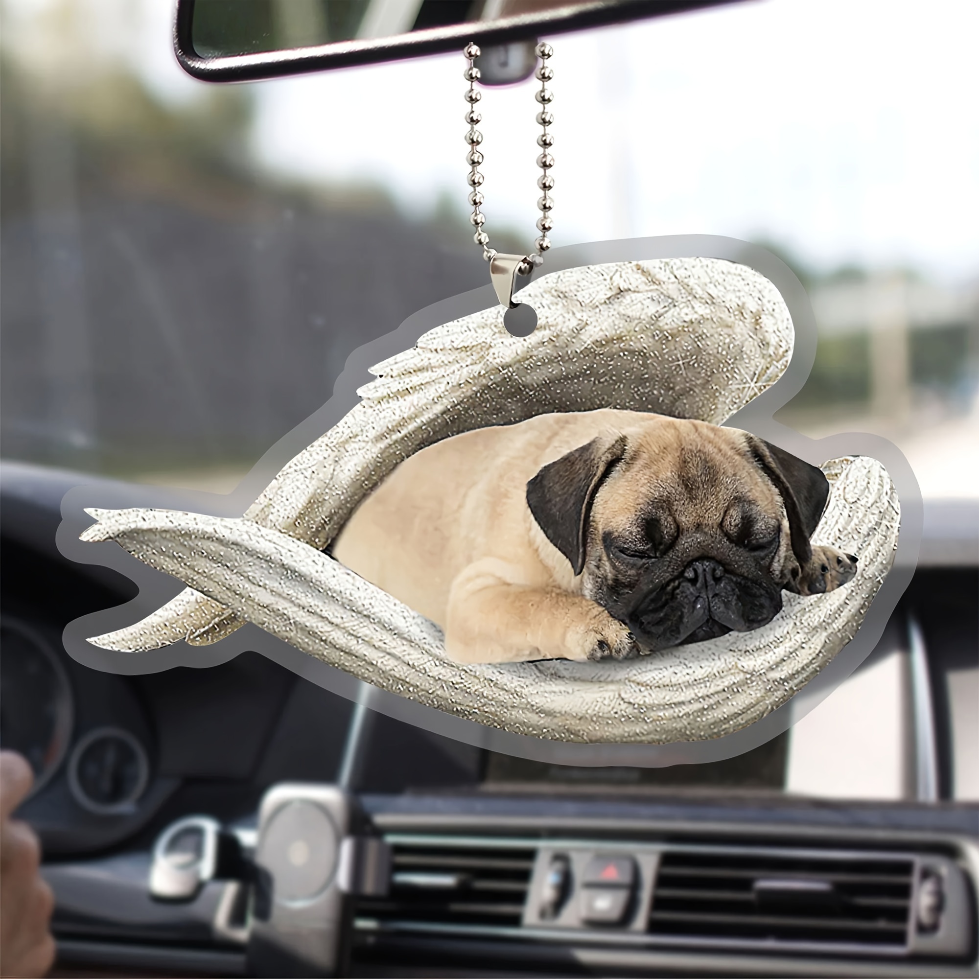 Tableau de bord de voiture, carlin Cool, accessoires de voiture