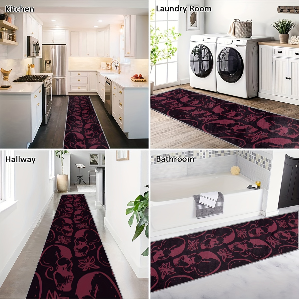 Large Anti-fatigue Kitchen Mat, Anti-slip Hallway Balcon Polyester Carpet,  Absorbent Bath Mat, Laundry Floor Mat, Entrance Doormat, Washable Household  Runner Rug For Hallway Laundry - Temu Netherlands