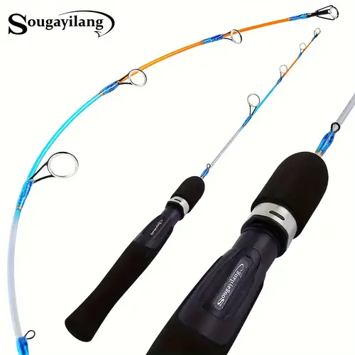 Sougayilang Portable Ice Fishing Rod 2 Sections Ultralight - Temu