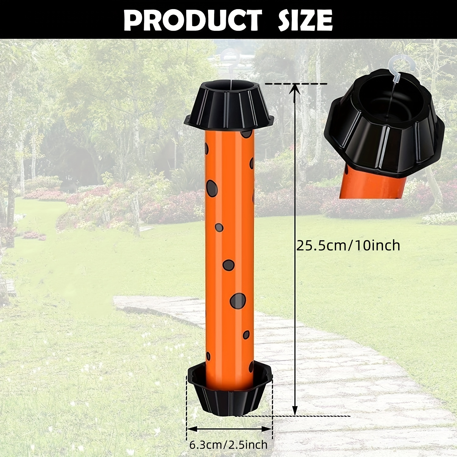 BLACK & DECKER Fly Trap Tubes for Indoors Fly Traps Outdoor HANGING STICKY  TRAP