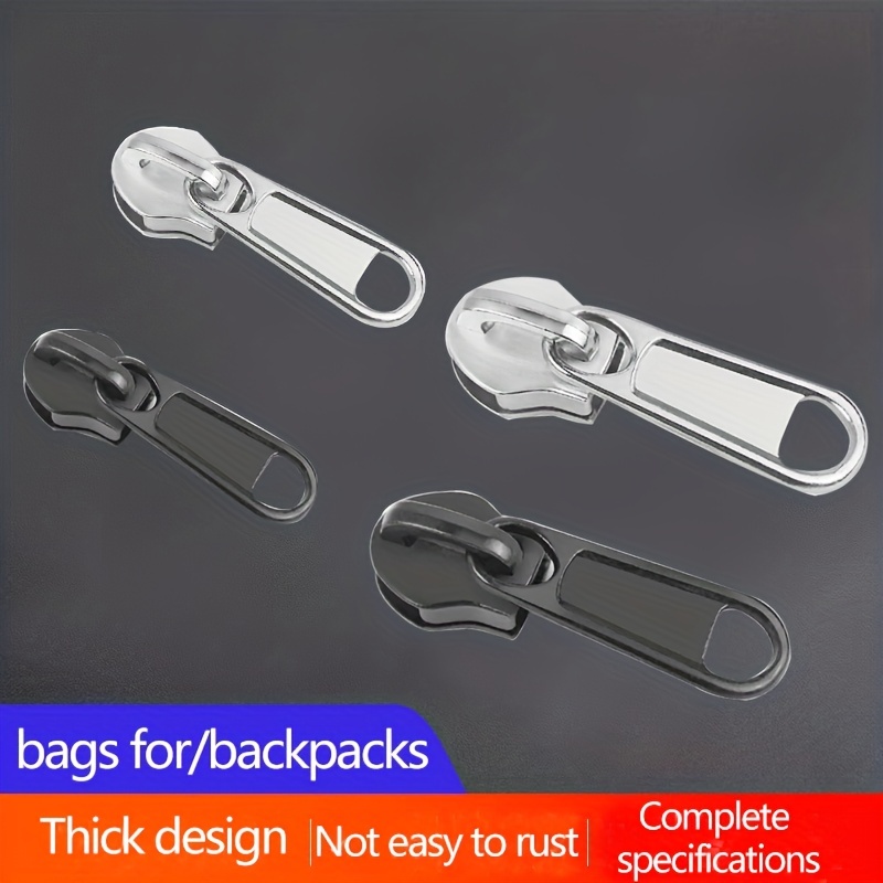 6Pcs Zipper Pull Tab Rustproof Detachable Colred Zipper Pull