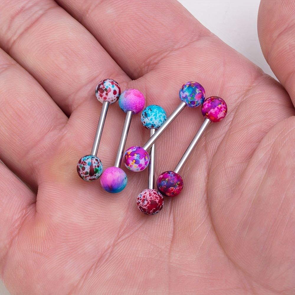 Plastic deals tongue rings