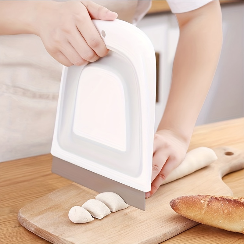 Premium 1pc Thickened Stainless Steel Cutter - Perfect for Flour, Dough,  and Spatula Cutting!