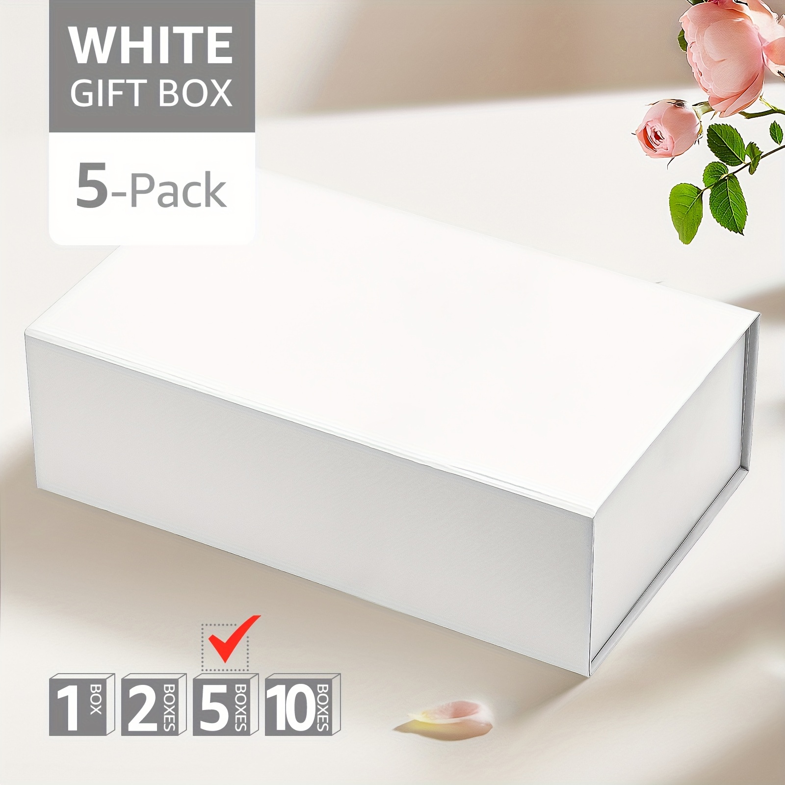 Small White Magnetic Gift Box