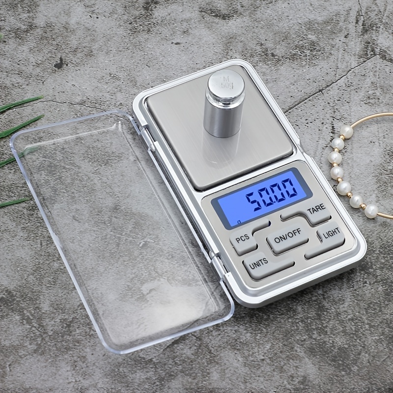 Smart Weigh Digital Pro Pocket Scale 500g x 0.01 grams,Jewelry Scale,  Coffee Scale, Food Scale with Tare, Hold and PCS function, 2 Lids Included