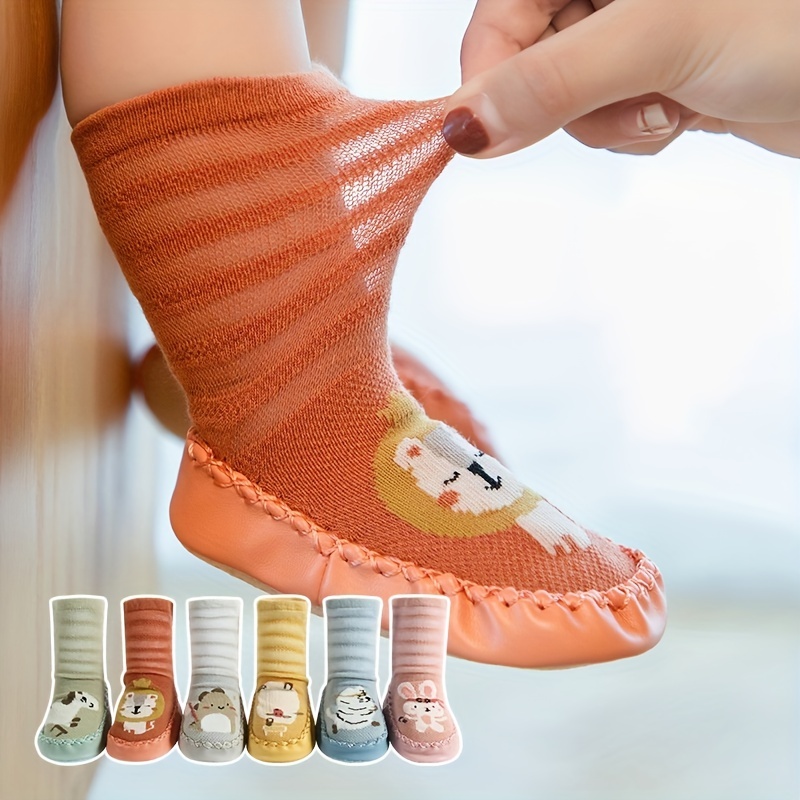 Toddler Kids Baby Girls Boys Winter Cotton Socks Animal Cartoon Five  Fingers Sock Hosiery Toe Socks