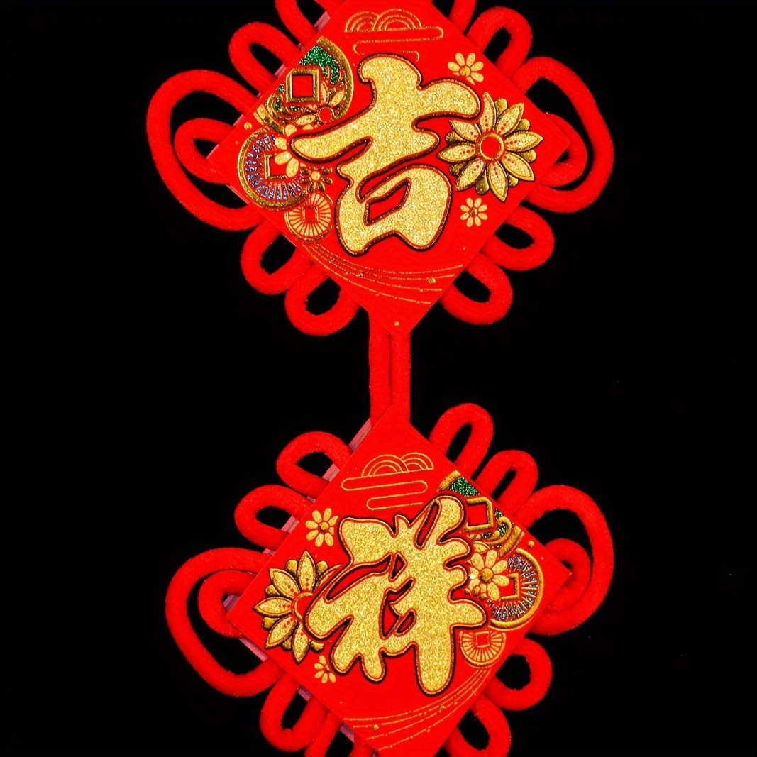 旧正月中国の対句 春節の対句 伝統ドア飾り 2024年干支 辰・龍 対聯