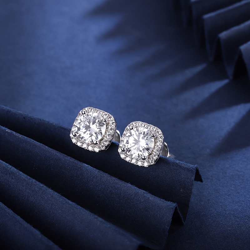 Square Sugar Men's Stud Earrings