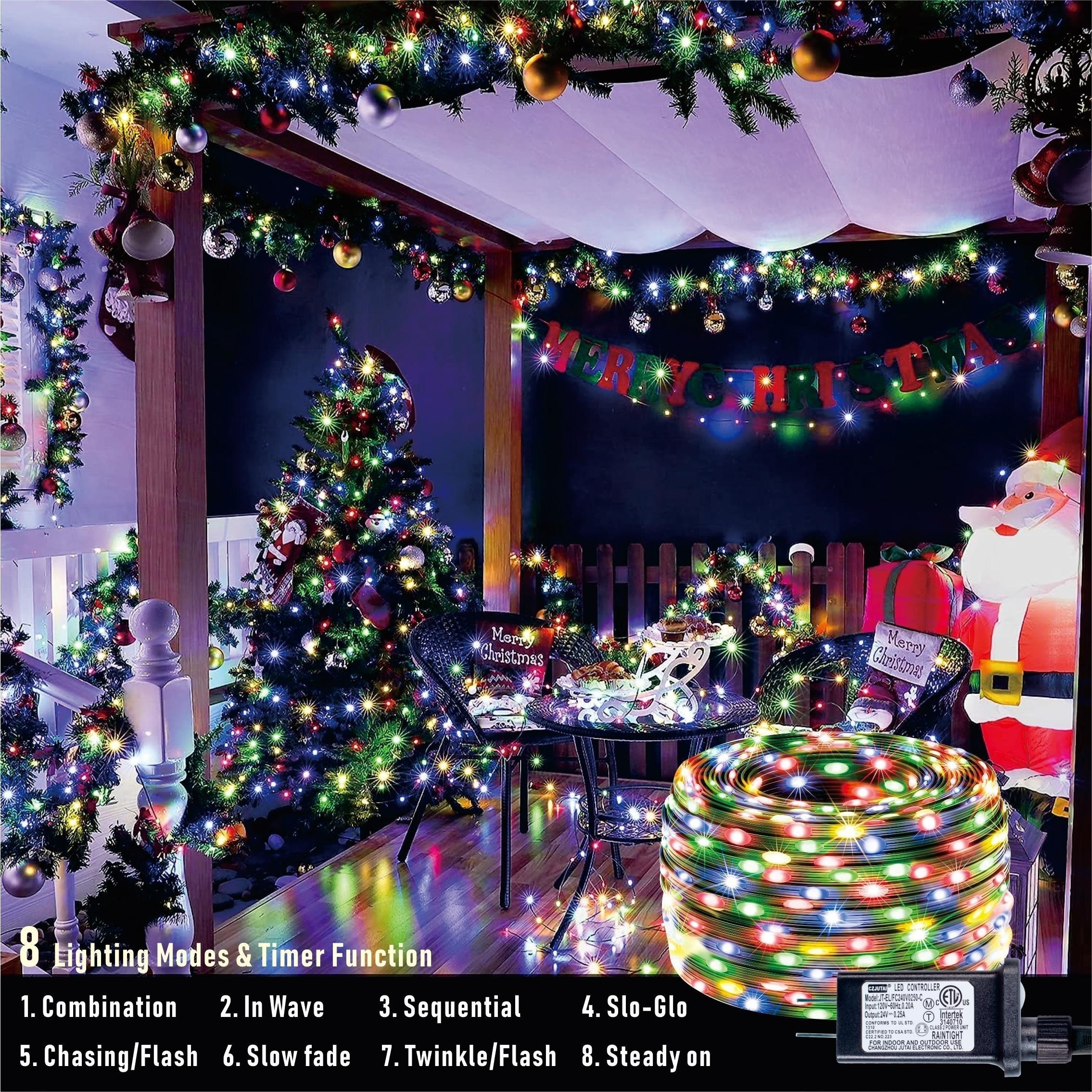 Guirlande lumineuse LED 100m 600LED, guirlande lumineuse de Noël
