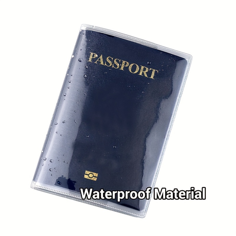 Protecteur De Passeport En PVC Transparent, Porte-carte D'identité De  Voyage, Porte-documents, Pochette De Passeport Étanche, Accessoires De  Voyage