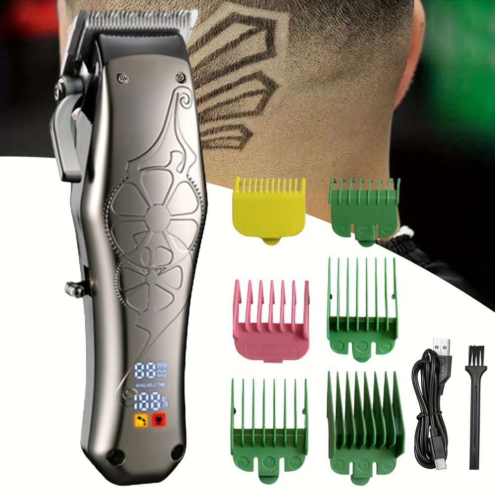 Cortapelos para hombres, juego profesional de recortadora de pelo  inalámbrica, cortadora de barba, kit de corte de pelo recargable,  afeitadora de contorno en T, kit de aseo de corte de pelo sin : Belleza y  Cuidado Personal 