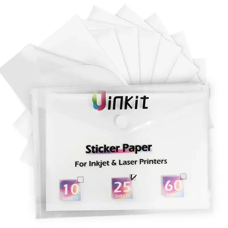 Waterproof Printable Vinyl Sticker Paper Matte White - Temu