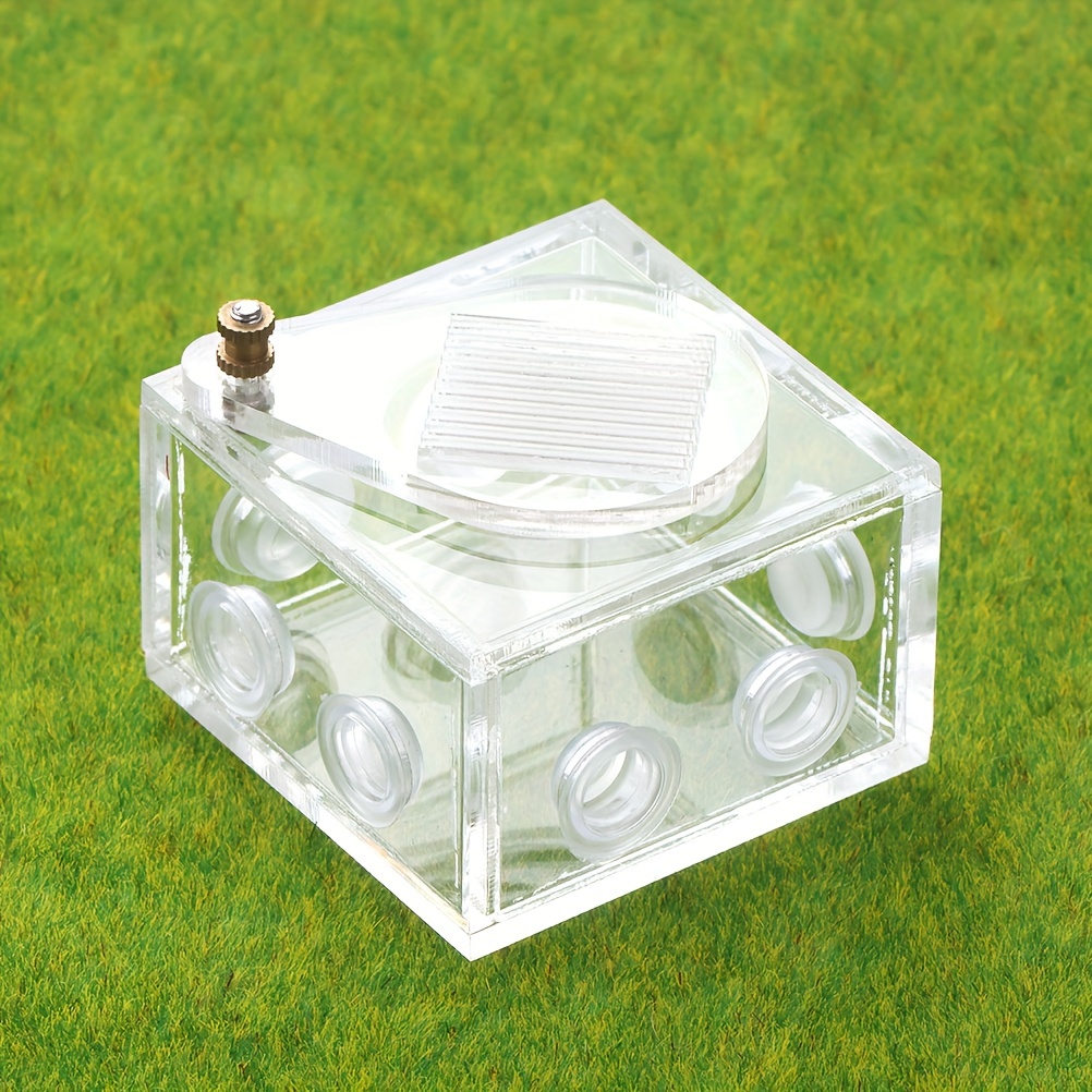 Fourmilière, Cage À Nid for Enfants Jouet en Plastique Élevage Maison for  Fourmis Insectes Reproduction Alimentation, Nid Transparent en Acrylique  (Color : D) : : Animalerie