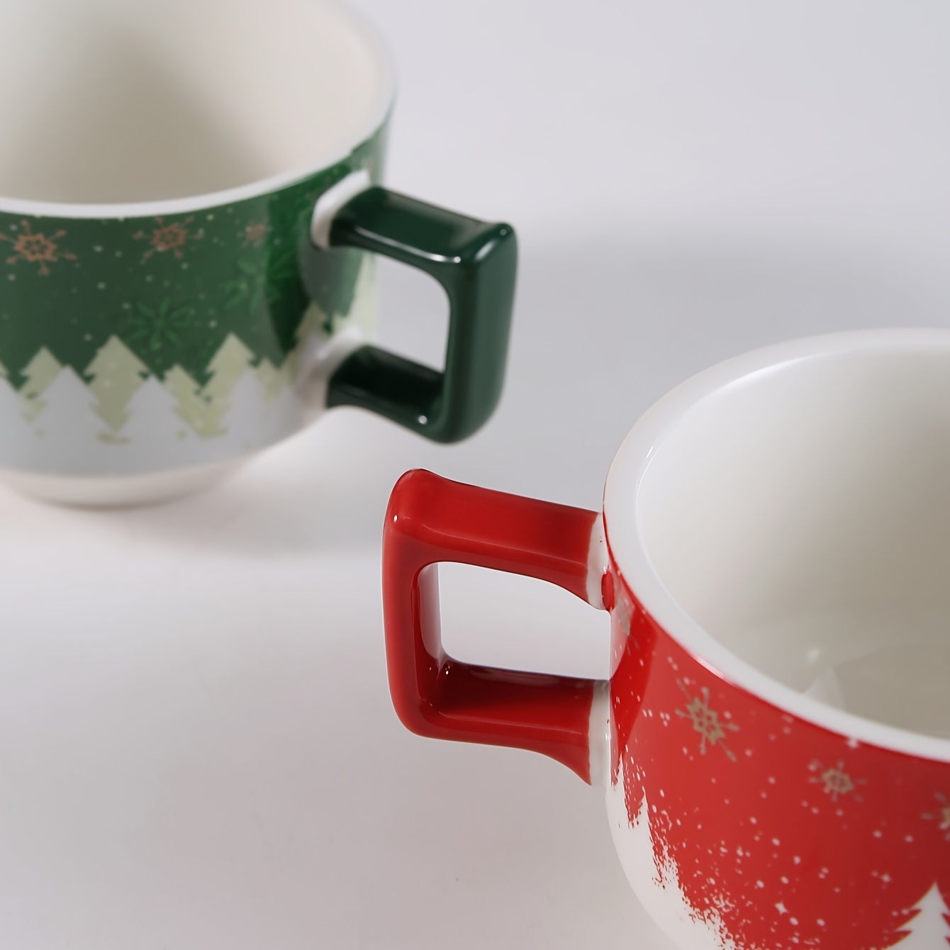 1pc/1 Set, Tazza Da Caffè Di Natale Con Piattino, Tazze Da Caffè In  Ceramica Da 300 Ml/10oz, Tazze Da Acqua, Drinkware Estivo Invernale, Regali  Di