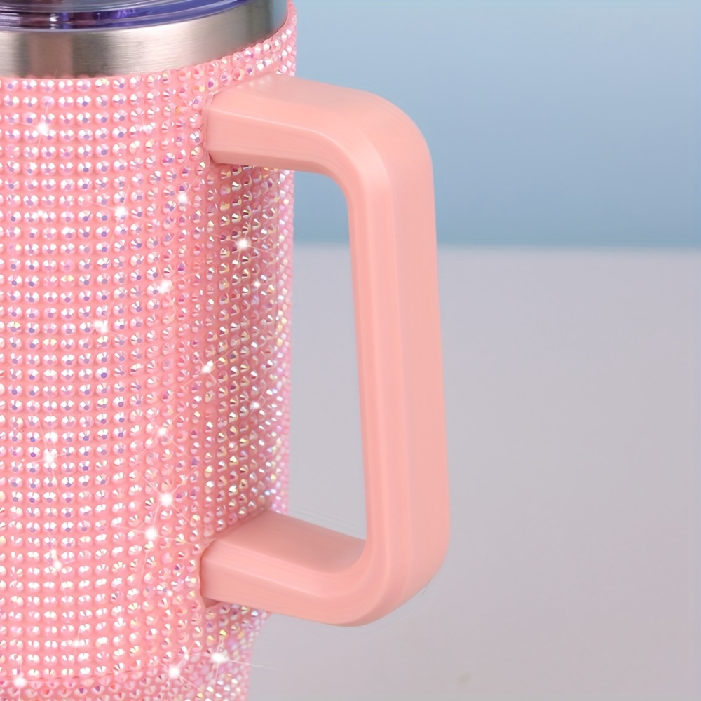 Rhinestone Decor Cow Pattern Water Bottle - Double Layer 304 Stainless  Steel Tumbler With Straw & Vacuum Insulated Cup - Perfect For Summer  Holiday, Home, Office & Birthday Gifts! - Temu