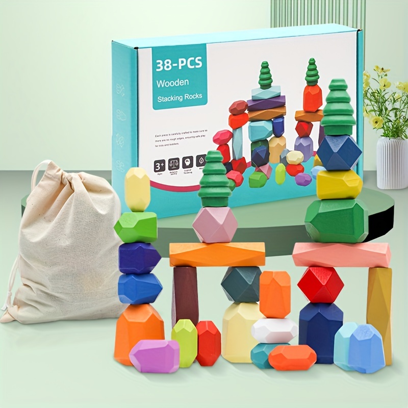 Wooden Cubes Unleash Your Creativity With Diy - Temu