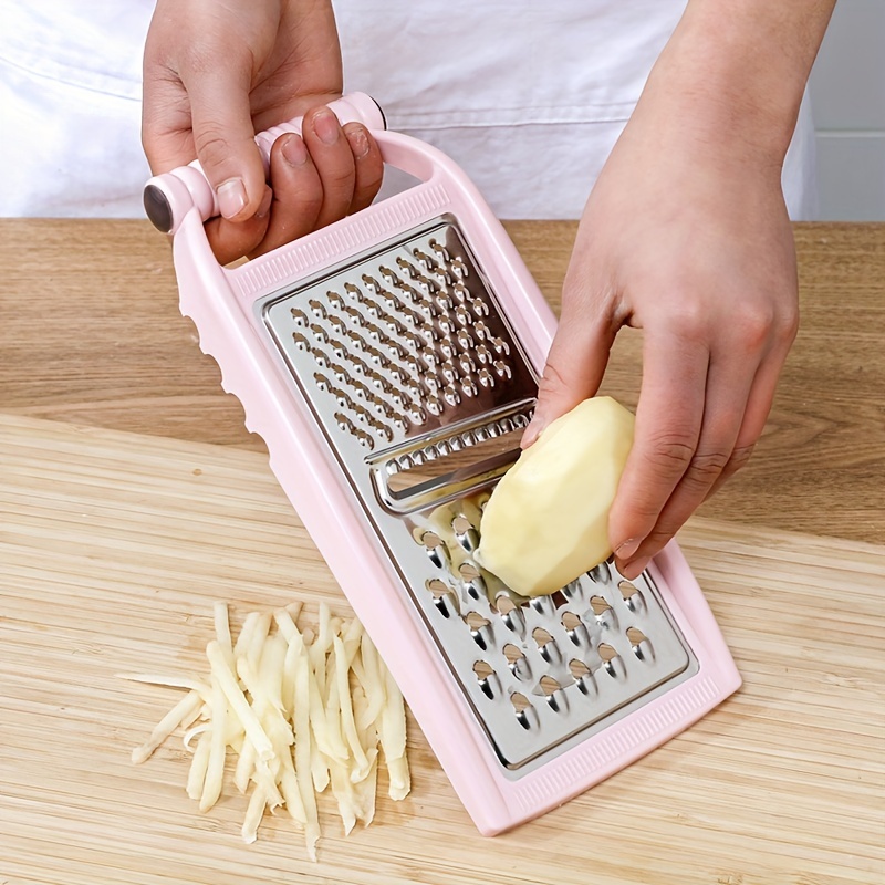 1pc Multifunctional Vegetable Cutter, Stainless Steel Fruit Slicer Grater,  Kitchen Accessories