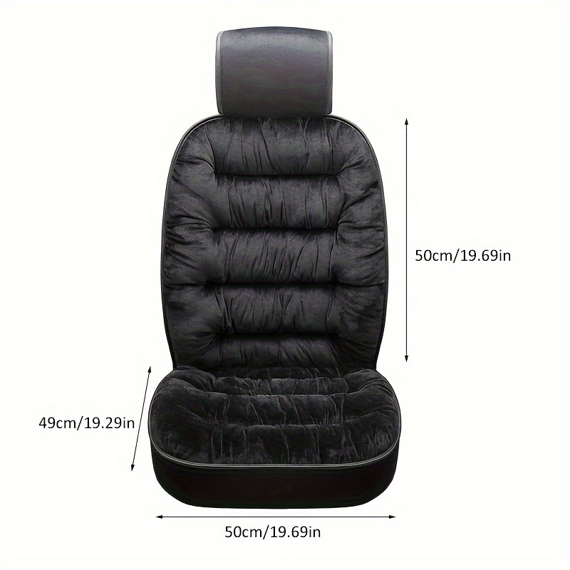 Winter Warm Padded Car Seat Cover Thicken Auto Soft Seat Cushion Protector