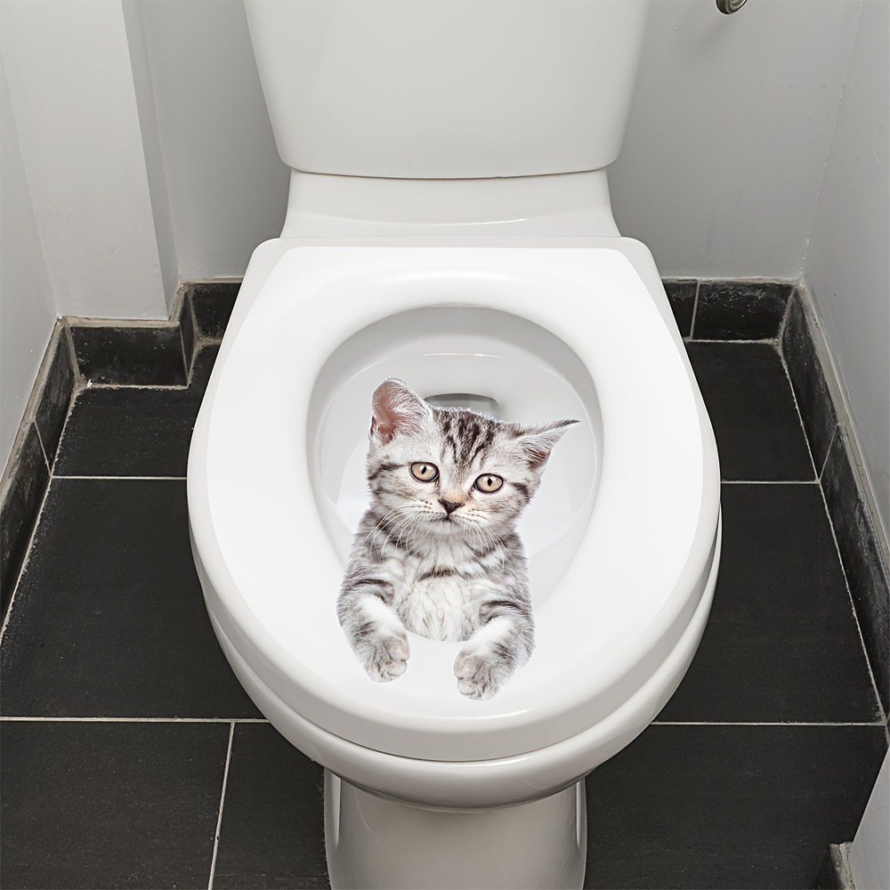Toiletten Deckel Aufkleber-Sticker-Fun-WC-Bad-Toilette-Cartoon