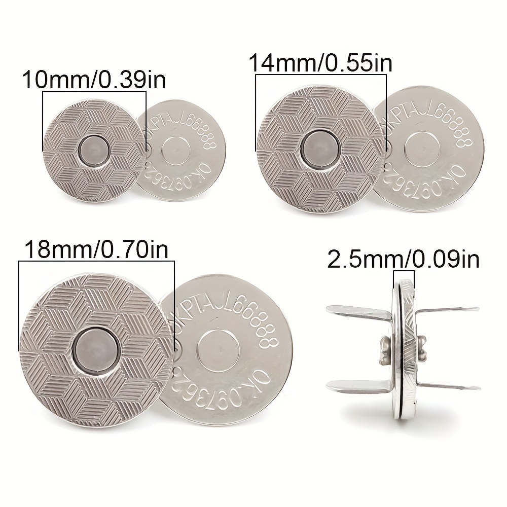 Magnetic Snaps Buttons For Purses Magnetic Closures For - Temu United Arab  Emirates