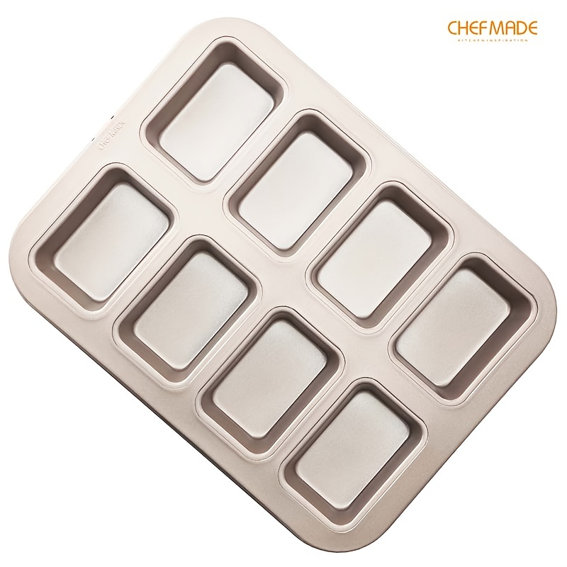 1pc Chefmade 8 Cup Non Stick Petite Loaf Pan Mini Bread Pan Carbon