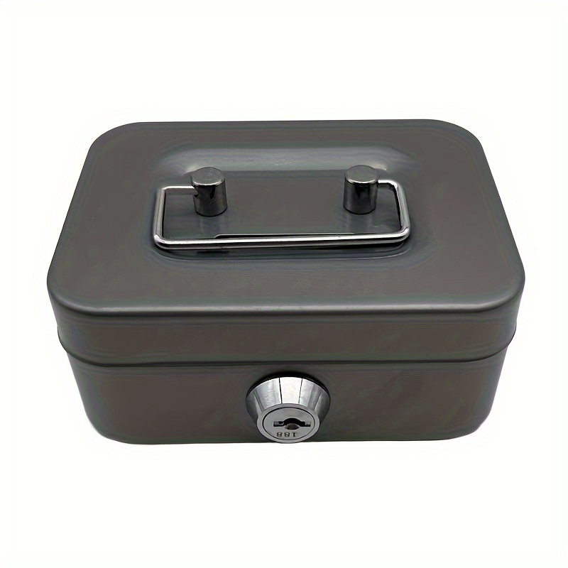 Mini coffre-fort en métal 85AC,coffre-fort pour pièces de monnaie,avec  clés,pot d'économie d'argent pour enfants