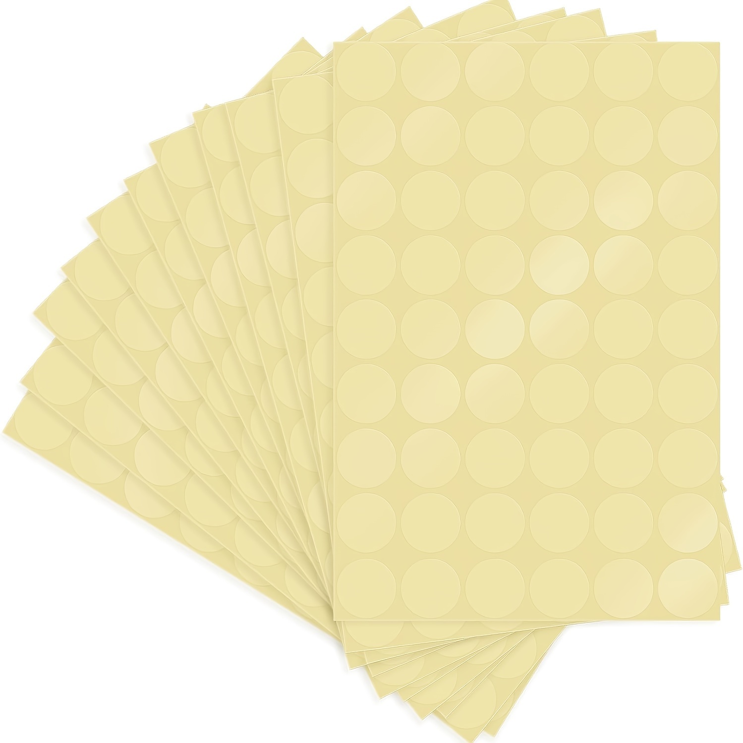 500Pcs Roll Transparent Self-adhesive Sealing Stickers 2CM2.5CM3CM3.8CM5CM  Round Transparent Gift Packaging Seal Labels