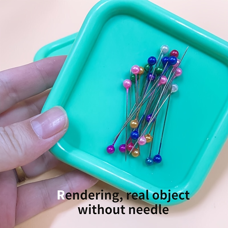 1pc Small Square Green Magnetic Needle Holder (Magnetic Box