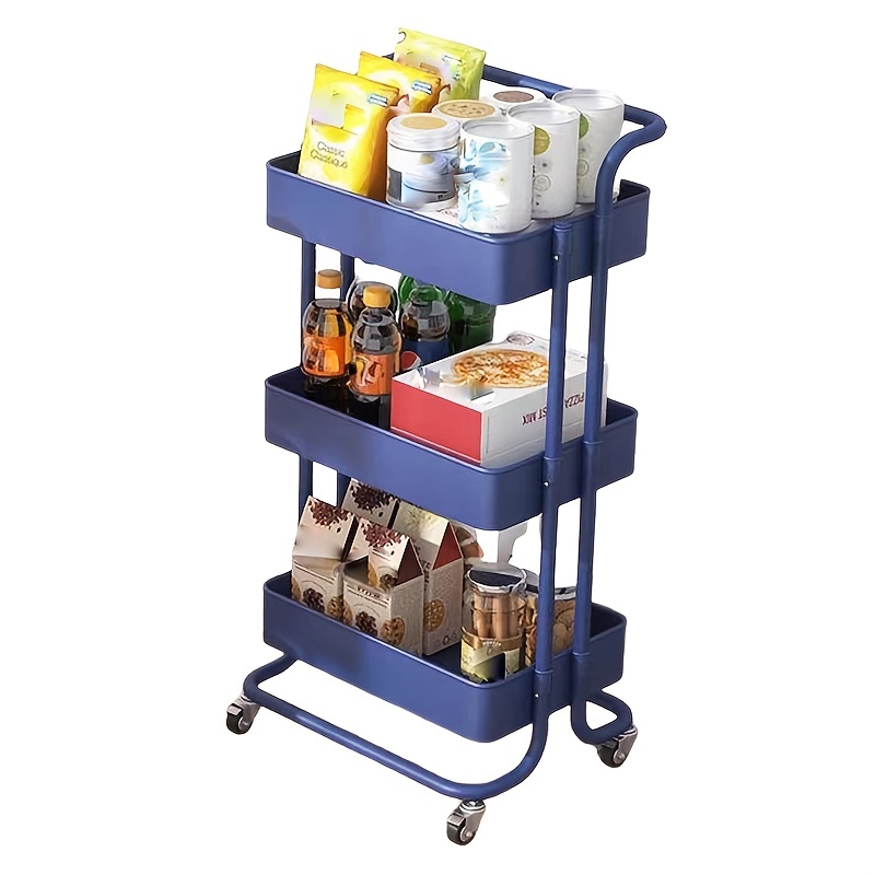 Kitchen Organizer Portable Home Storage Racks Plastic - Temu