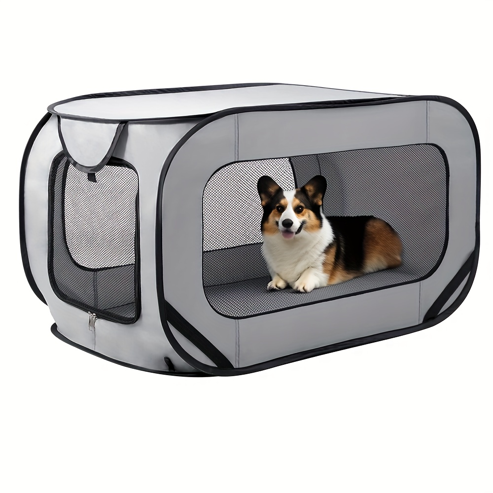 Portable Dog Cage Kennel Housse de protection Couverture de caisse de chien  Couverture de chenil pour animaux de compagnie